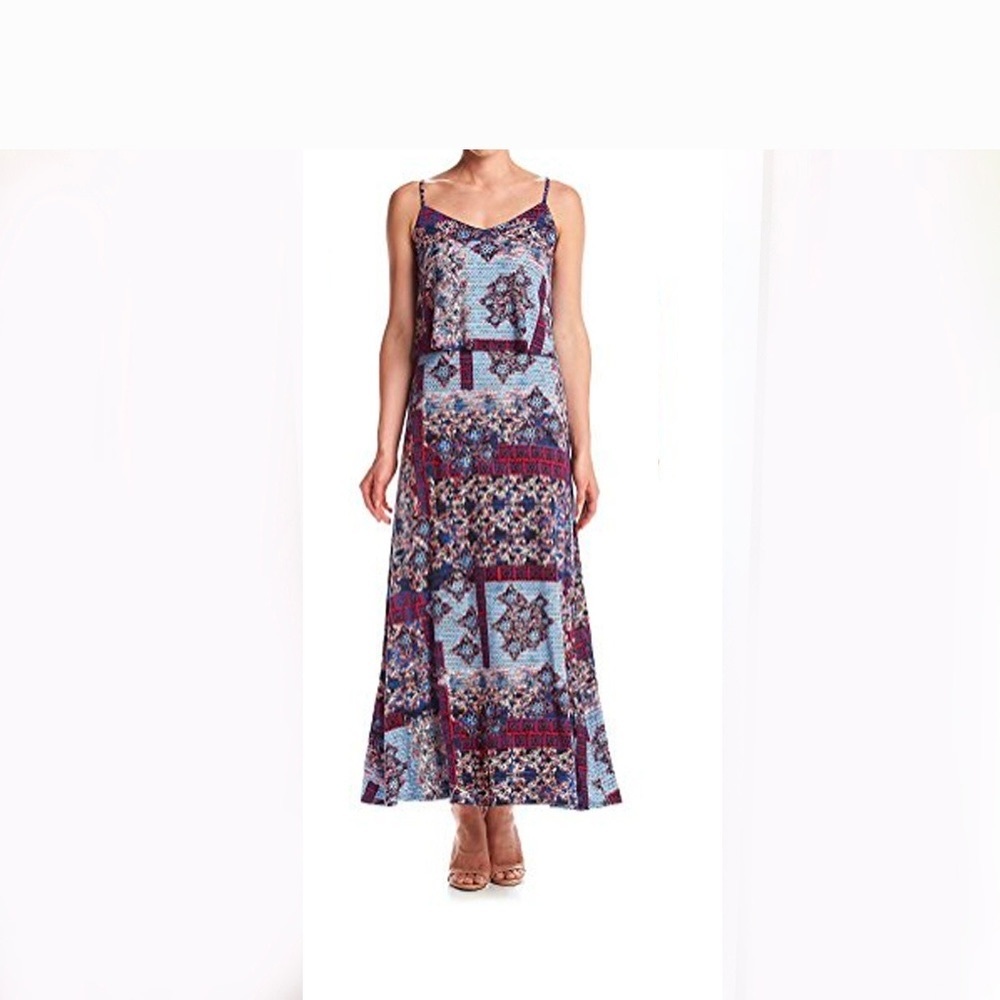 Chelsea & Theodore Popover Maxi Dress